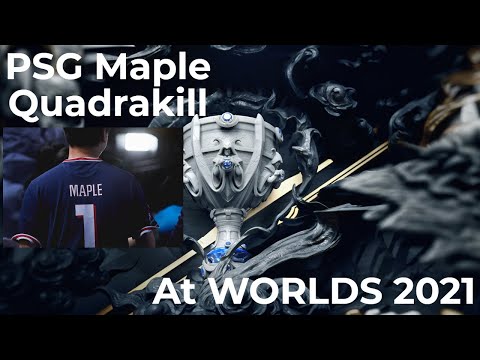 PSG Maple Destroys RNG in Worlds | League of legends Worlds 2021 |