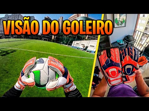 ROTINA DE UM GOLEIRO AMADOR! - JOGO NA VISÃO DO GOPRO!