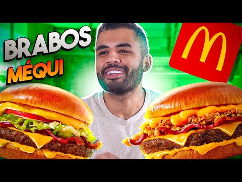I BOUGHT THE NEW “BRABOS DO MEQUI” BURGERS - MC DONALDS