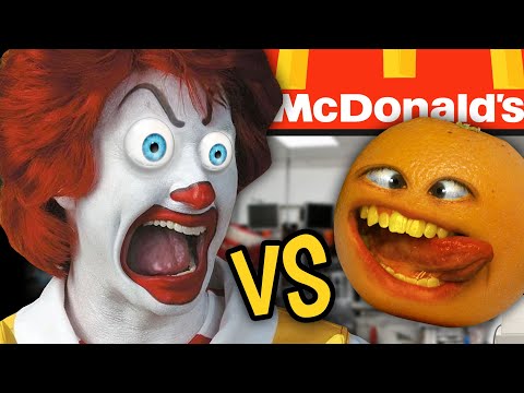 惱人的橙子與麥當勞的對比 (The Annoying Orange vs McDonalds)
