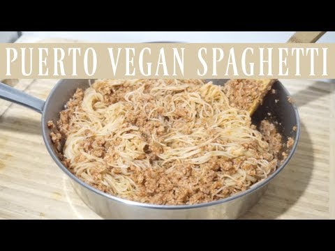 Vegan Spaghetti (Puerto Rican)