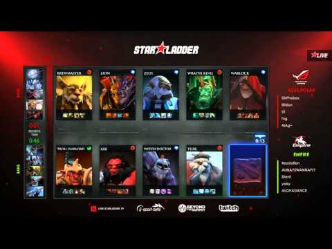 Empire vs Asus.Polar - Game 2 (Starladder XI LAN - Grand Finals) - Zyori & Godz
