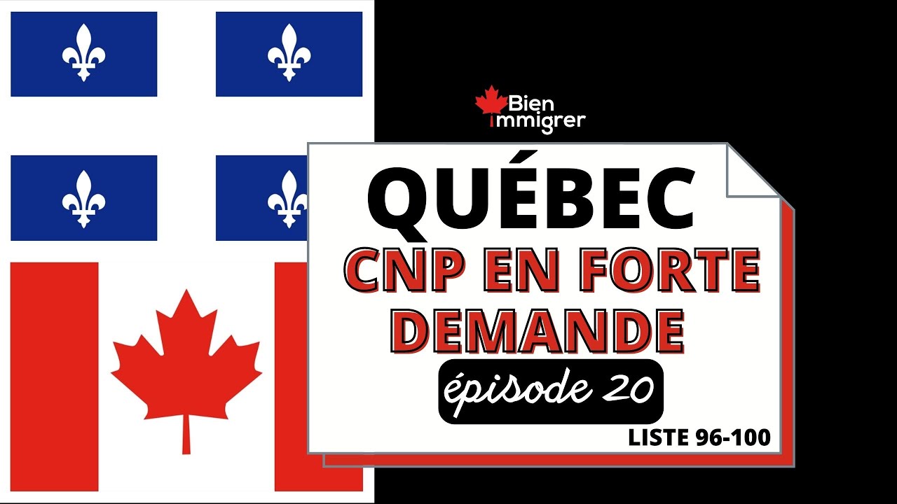 Immigrer au Canada : 5 Professions en Forte Demande Pour Immigrer Rapidement au Québec| Liste 96-100