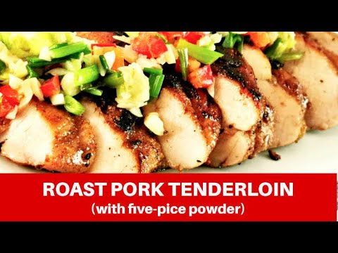 Roast pork tenderloin - How to reverse sear with the amazing result (Chinese five spice flavor)