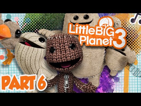 Little Big Planet 3 PS4 Walkthrough PART 6 - Manglewood (Game for Kids)