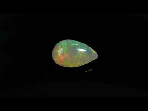 Натуральный благородный Опал груша 8.1х5.2мм 0.66ct видео