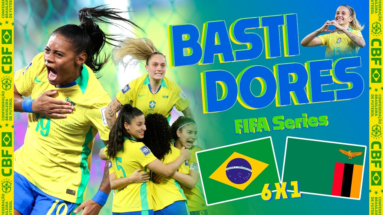BASTIDORES DA VITÓRIA DO BRASIL SOBRE A ZÂMBIA NO FIFA SERIES