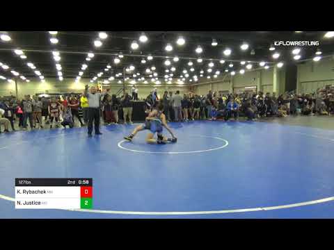 127 Lbs Consi Of 8 1 Kya Rybachek Team Minnesota Vs Nonnie Justice Team Missouri