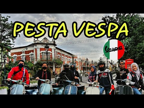 Naik vespa keliling kota semarang ( VESPA ADVENTURE) - dji osmo pocket