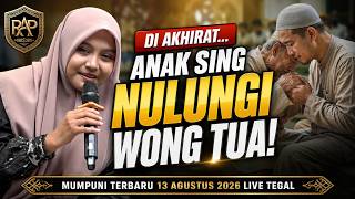 Download lagu JEBULE...! DI AKHIRAT, ANAK SING NULUNGI WONG TUA! | Ceramah Hj. Mumpuni Terbaru 13 Agustus 2026 mp3