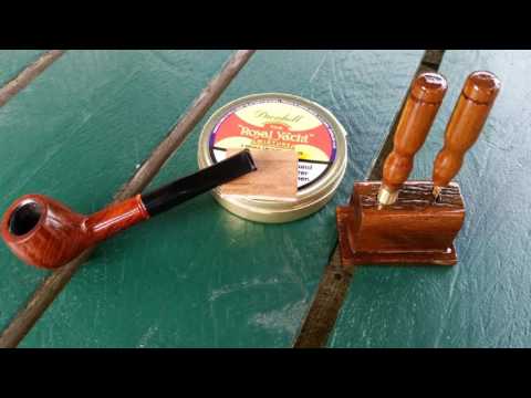 (Pfeife rauchen. Deutsch & english) VA to Old Khakies - Dunhill Royal Yacht