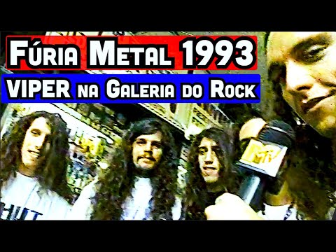 FÚRIA METAL ESPECIAL ⭐️ VIPER na GALERIA do ROCK (1993) ⭐️ ARQUIVO KZG ⭐️
