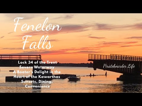 Pretty Fenelon Falls...Lock 34 of the Trent Severn Waterway...a Jewel in the heart of the Kawarthas