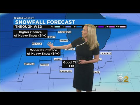 シカゴの天気冬の嵐が近づいている (Chicago Weather: Winter Storm Approaching)
