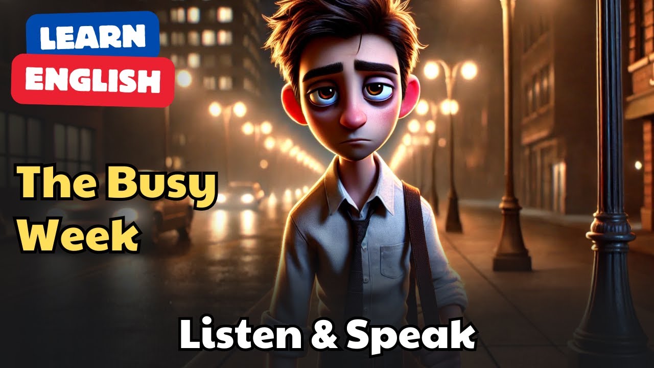The Busy Week | Improve Your English | English Listening Skills - English Speaking Practice
