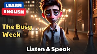 The Busy Week | Improve Your English | English Listening Skills - English Speaking Practice