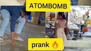 ATOMBOMD PRANK 🤣🤣🔥#telugu #prank #jatara #ground #jathi #ratnalu#funny #prank #trending #viral
