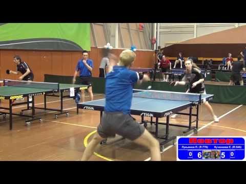 Pavel LUKYANOV vs Ekaterina KUCHENKOVA Moscow, Krylatsky Hills, KH-Saturday Table Tennis