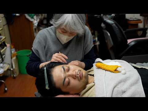 💈🇯🇵 A Classic Japanese Barber Experience in Gion, Kyoto | Haircut, Shave, Shampoo & Head Massage