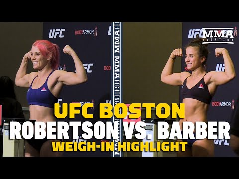 UFC on ESPN 6: Gillian Robertson, Maycee Barber Make Weight - MMA Fighting