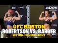 UFC on ESPN 6: Gillian Robertson, Maycee Barber Make Weight - MMA Fighting