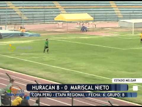 Sportivo Huracán 8 - 0 Mariscal Nieto / Copa Perú / Etapa Regional - Tvmundo Deportes 2014