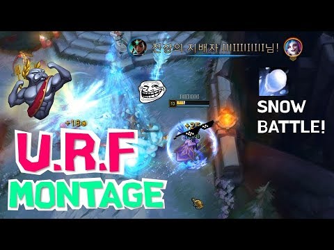 URF Snow Battle ARURF Montage / 유쾌한 눈싸움 우르프 매드무비