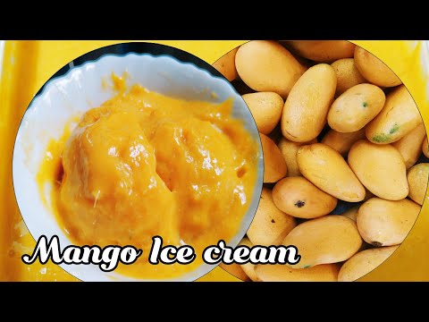 Mango Ice Cream Malayalamപാലും മാങ്ങയും ഉപയോഗിച്ച് അടിപൊളിഐസ്ക്രീംNo Fresh Cream No Wipping Cream 40