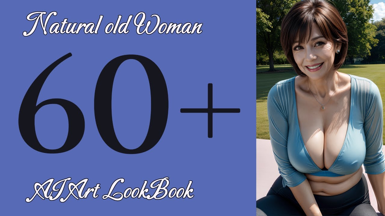 [Natural Mature Woman]Active Senior Chic - A Sporty Walk in the Park for the Lady in Her 60s