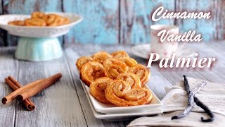 How to Make Cinnamon Vanilla Palmiers -  Elephant Ears 蝴蝶餅乾