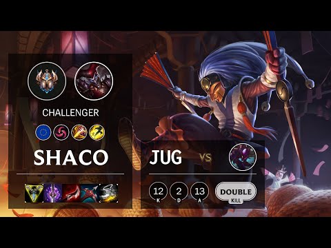 Shaco Jungle vs Kha'Zix - EUW Challenger Patch 10.16