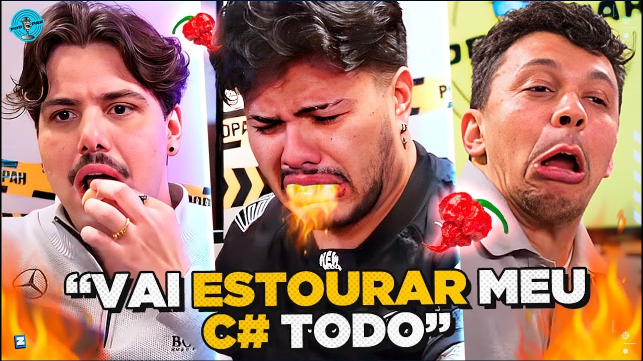 PROVANDO AS PIMENTAS MAIS FORTES DO MUNDO