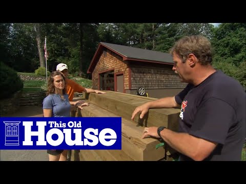 How to Build a Timber Retaining Wall | This Old House