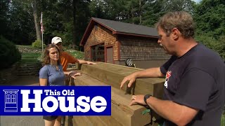 How to Build a Timber Retaining Wall - This Old House