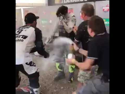 Enduro Gp 2018 - Beta Factory Team Jolly Zanardo Ruy Barbosa  World Champion Youth arrive at box