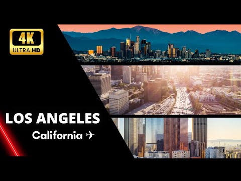 Exploring Los Angeles: Aerial 4K Drone Footage Tour | Iconic Landmarks & Urban Marvels