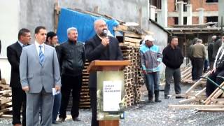 preview picture of video 'İznik Topkapı Camii Temel Atma Töreni - Bursa İl Müftüsü Prof. Dr. Mehmet Emin Ay'ın Konuşması'