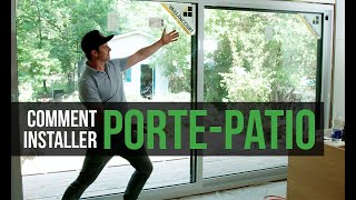 Comment installer une porte-patio (standard ou surdimensionnée!)