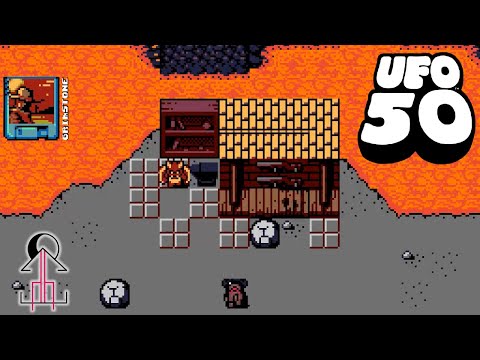 A gunsmith and secret bar in the sky! - Grimstone - UFO 50