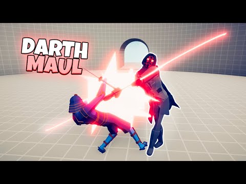 DARTH MAUL 1 VS 1 EVERY UNIT | TABS MODDED GAMEPLAY