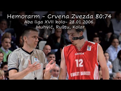 Hemofarm - Crvena Zvezda 80:74, XVII kolo ABA liga 28.01.2006.