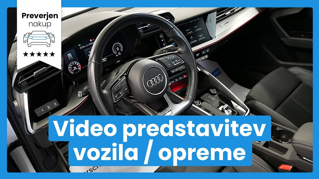 Audi A3 Sportback 35 TFSI S line - SLOVENSKO VOZILO