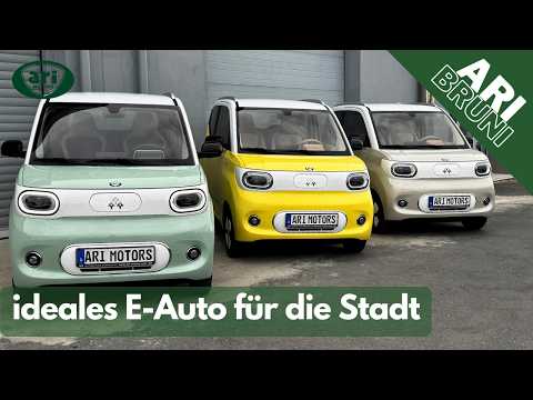 ARI Bruni - affordable electric car with 4 seats, 215km range and Type 2 & fast charging