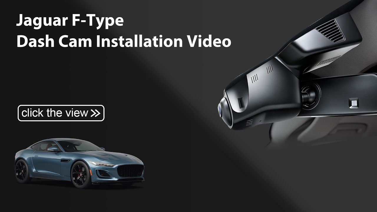  Jaguar F-Type X152 (2018-2024) Mangoal OEM Dash Cam Installation | 011B
