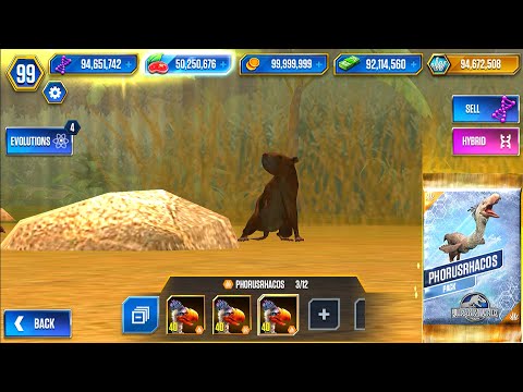 DILOPHOBOA Vs TITANOBOA Vs GIGANTOPHIS UNLOCK PHORUSRHACOS MAXED | JURASSIC WORLD THE GAME