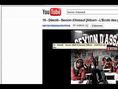 comment trouver l'adresse url d'une chanson sur youtube