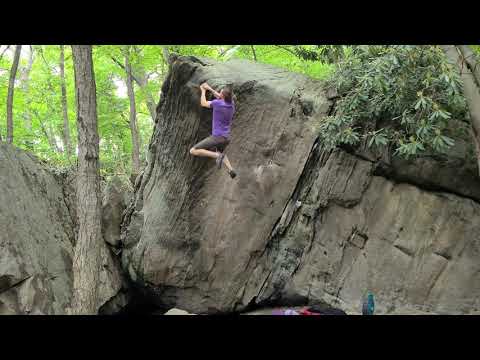 The Allusionist V7 Flash Cooper's Rock Bouldering West Virginia