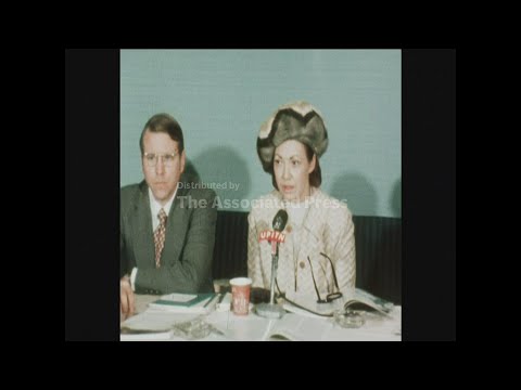 SYND 02-02-73 PUBLISHER ELIZABETH McDONALD MANNING CALLS FOR NIXON'S NOBEL PEACE PRIZE NOMINATION