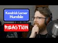 Kendrick Lamar - HUMBLE. Reaction FIRST* - Metal Guy Reacts