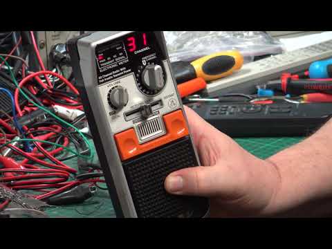 Cybernet ZX1 UK CB27/81 CB radio (Emergency kit 4W 40ch) - On The Air Test (used at base version)